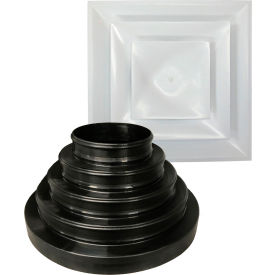 Cone Diffuser Kit, White, Fits Multiple Neck Sizes