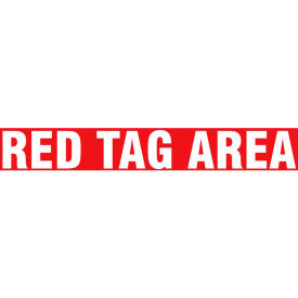 Floor Stripe - Red Tag Area - 3" x 12"
