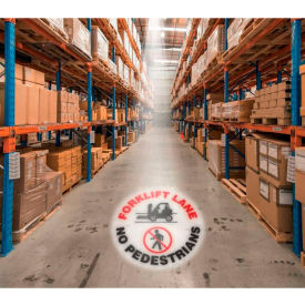 Sign Projector Lens Only - Forklift Lane No Pedestrians