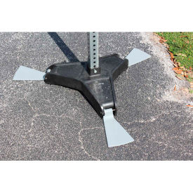 Base for BLOCKADE Versatile Sign Stand, 19-3/4"L x 18"W x 6-1/2"H, Cast Iron