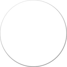 Tough-Mark Heavy-Duty Floor Marking Shape, 3-1/2" Circle, White