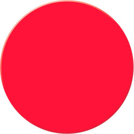 Tough-Mark Heavy-Duty Floor Marking Shape, 3-1/2" Circle, Red