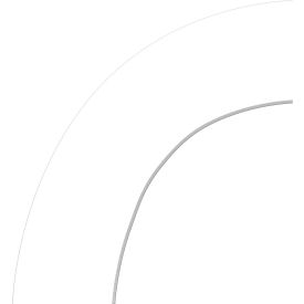 Tough-Mark Floor Marking Shape, 6"x6" 45° Corner, White