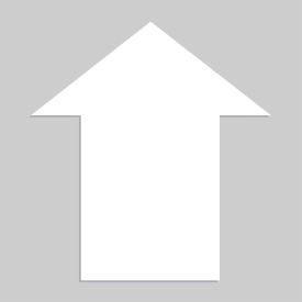 Accuform PMS202 Floor Stencil - (Arrow) - 20" x 20"