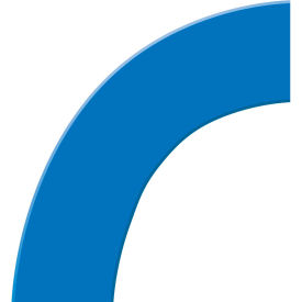 Floor Marking Shape, 6"x6" 45° Corner, Blue