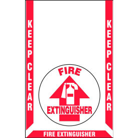 Slip-Gard™ Floor Marking Kit - Fire Extinguisher, Keep Clear