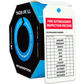 Fire Extinguisher Inspection, PF-Cardstock, 250/Roll