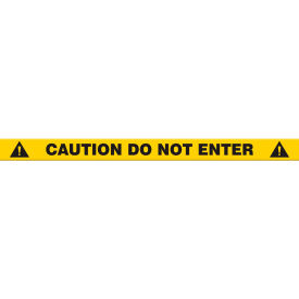 Accuform PTP233 Heavy-Duty Message Strip, Caution Do Not Enter, 4"x48"