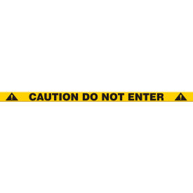 Tough-Mark Heavy-Duty Message Strip, Caution Do Not Enter, 3"x48"
