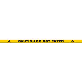 Tough-Mark Heavy-Duty Message Strip, Caution Do Not Enter, 2"x48"