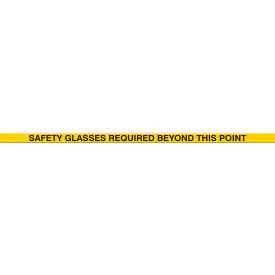 Tough-Mark Heavy-Duty Message Strip, Safety Glasses Required, 2"x48"