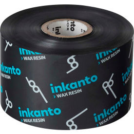 Near Edge Wax & Resin Ribbons, 130mm W x 600m L, Black, 6 Rolls/Case