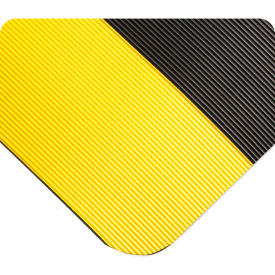 Corrugated Switchboard Matting 5/8" Thick 3' x 5' Black/Yellow Border