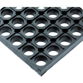 WorkSafe Grease Resistant Drainage Mat 7/8" Thick 3' x 2-1/2' Black