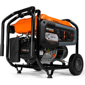 Generac CO-Sense Portable Generator W/ Recoil Start, Gasoline, 6500 Rated Watts