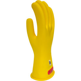ArcGuard Class 0 Rubber Voltage Gloves, Yellow, Size 8