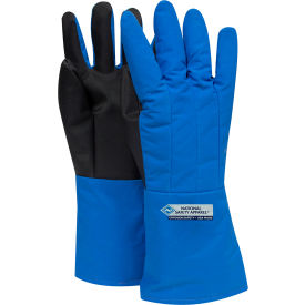 Mid-Arm Length Cryogenic Glove, Large, Blue