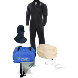 12 cal UltraSoft Arc Flash Kit FR Coverall & Balaclava, XL, No Gloves