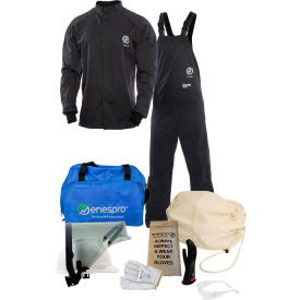 Arc Flash Kit W/Short Coat & Bib Overall in UltraSoft, M, Sz 08