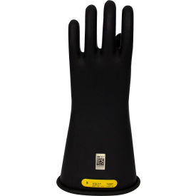 ArcGuard Class 2 Rubber Voltage Gloves, Black, Size 9, GC2B09