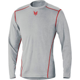 Long Sleeve Flame Resistant T-Shirt, 2XL, Gray