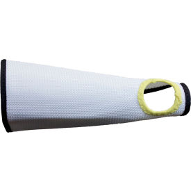 2-Ply Polyester Wristlet OSFM, White, S04MP08WV