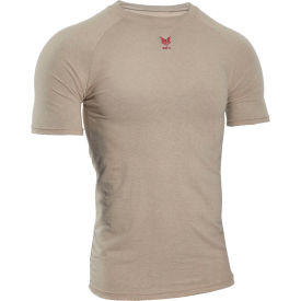 Fire Resistant Control 2.0 Short Sleeve T-Shirt, 2XL, Khaki