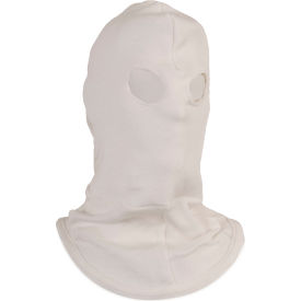 High Heat Knit Hood with Eyeholes in Nomex, OSFM, White