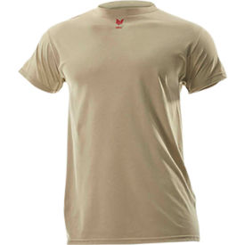 Lightweight Flame Resistant T-Shirt, S, Desert Sand