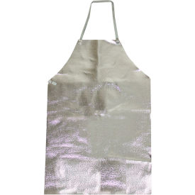 24" x 36" Aluminized Bib Apron, Slide Snaps