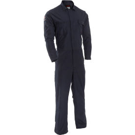 4.4 Flame Resistant Coverall, 2XL, Navy Blue, 2XL