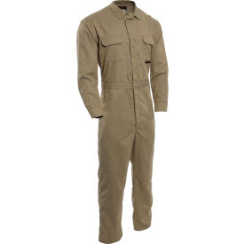 8 cal Flame Resistant Coveralls, 5X-LN, Navy
