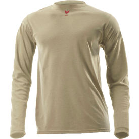 Lightweight Long Sleeve FR T-Shirt, S, Desert Sand