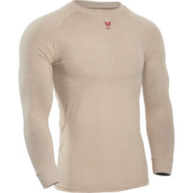 Fire Resistant Control 2.0 Long Sleeve T-Shirt, L, Khaki