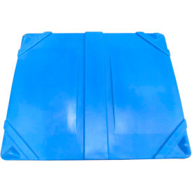 Sani-Box Lid - 49"L x 41"W x 3-1/2"H Blue