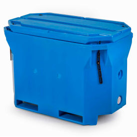 Polar Insulated Box w/ Lid, 43"L x 24"W x 31"H, 750 lb. Capacity, Blue