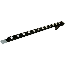 Power Supply with 12 Outlets & 6ft Cord, 54.5"W x 2"D, Gray