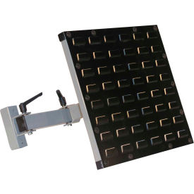 Louver Panel, 27-1/2"W x 18"D, Gray