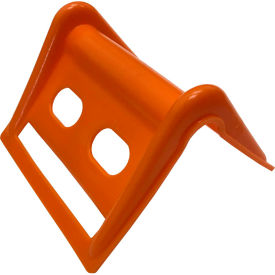 Plastic Corner Guard Edge Protector, 4"L x 5"W x 4"H, Orange