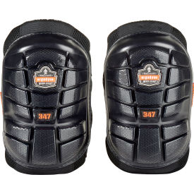 ProFlex 347 Lightweight Gel Knee Pads, Long Cap, Black