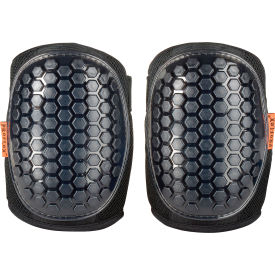 ProFlex 367 Lightweight Gel Knee Pads, Round Cap, Black