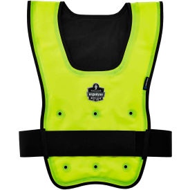 Chill-Its 6687 Economy Dry Evaporative Cooling Vest, Lime, L/XL