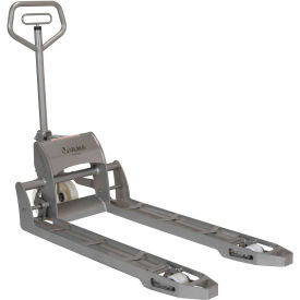 Manual Pallet Truck, Stainless Steel, 3300 lb. Capacity, 26-3/4"W x 45-1/4"L Forks