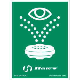 Universal Emergency Eyewash Sign, 8" x 10-3/4"