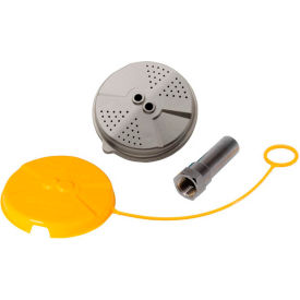 AXION® MSR SP65SS Eye/Face Wash Head, SS, Inverted, Laminar & Integral Flow Control