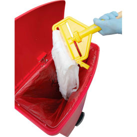 Large Disposable Recycled Material Mop, 5" Headband - White