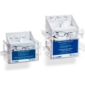 5158 Lens Cleaning Station, Clear Acrylic With Wall Mounts