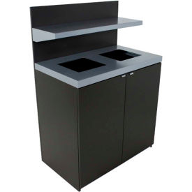 Double Sessanta w/ Tray Holder - 64 Gallon - Slate