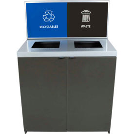 Double Sessanta w/ Sign Frame - 64 Gallon - Slate