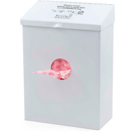 Scensibles Combination Receptacle Dispenser, White Metal - CDWM